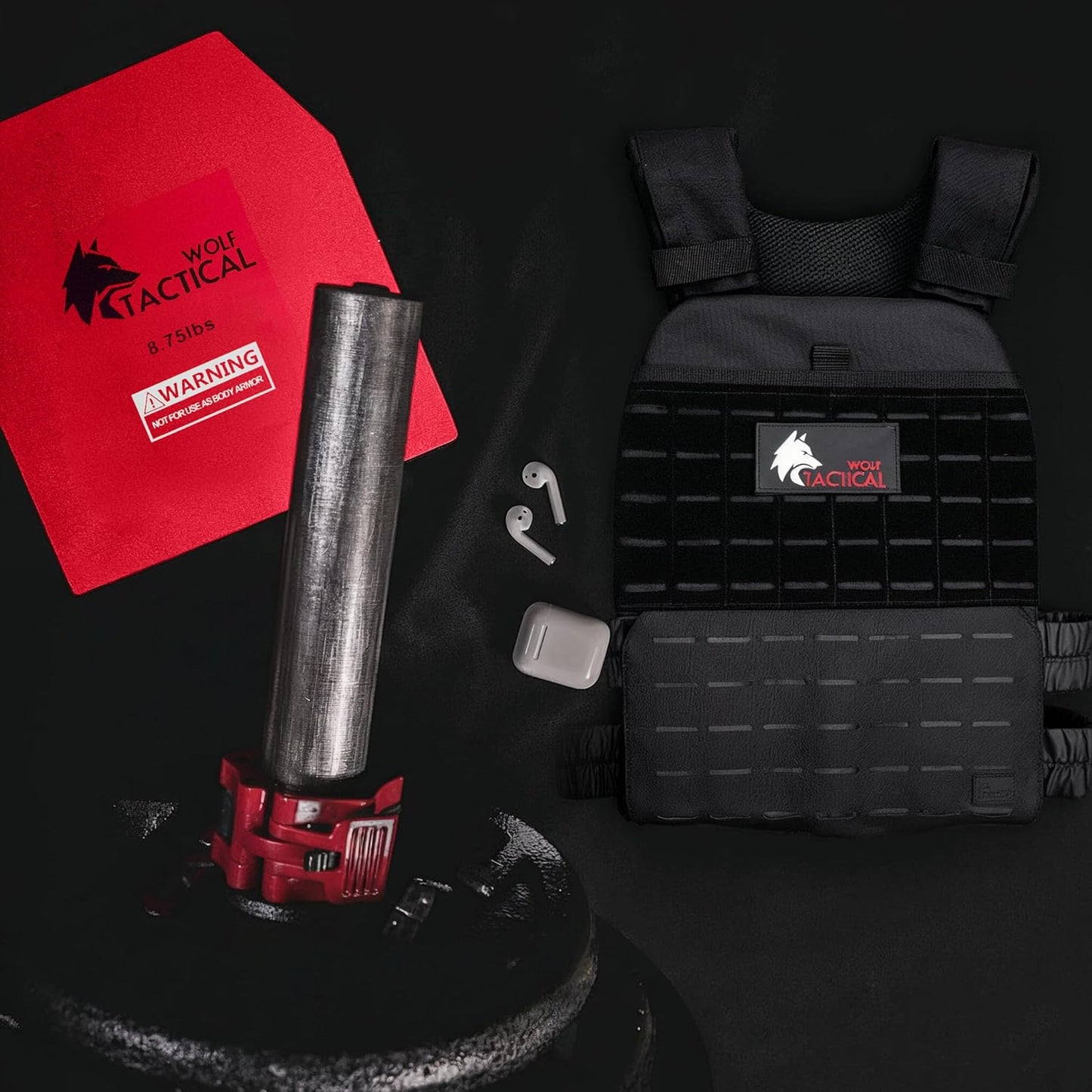 Weight Vest Plates - 5.75/8.75/14.5/19.75LB Pairs - Wods, Strength Training, Running, Heavy Workouts