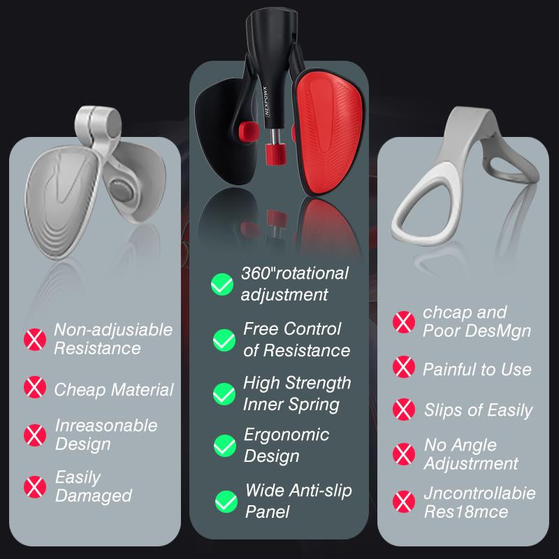 Nexpowx Kegel Exercise Equipment, Pelvic Floor Trainer, Thigh Trainer, Leg Exercise Equipment, Home Fitness Equipment, Suitable for Men and Women, Gift for Him & Her, Tiktokshopblackfriday