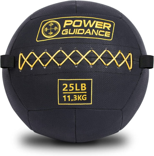 Textured Wall Ball, Slam Ball, Medicine Ball For Strength & Basics Exercises and Core Strength Training, Variety Weight Balls Perfect Matched Home Gym Exercises (25 Lb)